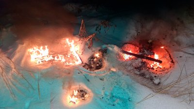 Збиті безпілотники на Чернігівщині: вогнева група прикордонників знищила російську Герберу