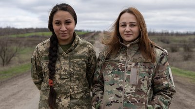 Бійчині спецпідрозділу "Шквал" Анна та Ельвіра. Запоріжжя, березень 2026 року
