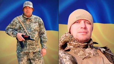 Військові Роман Кащук та Сергій Власюк