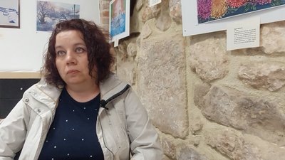 На виставці в Іспанії представили картини про війну в Україні На виставці в Іспанії представили картини про війну в Україні