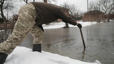 Підтоплення Охтирки на Сумщині, 16 лютого 2026 року