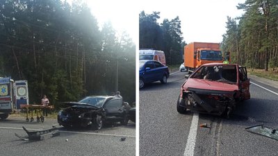 Поблизу Черкас зіштовхнулися чотири автівки: одна людина у тяжкому стані