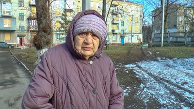 Жителька Краматорська Ніна, поранена під час обстрілу 1 лютого 2023 року Жителька Краматорська Ніна, поранена під час обстрілу 1 лютого 2023 року