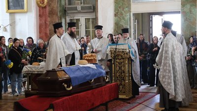 прощання з Дмитром Гордійчуком у Луцьку