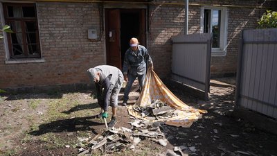 Знам'янка. Прибирають наслідки після обстрілу 14 серпня 2026 року
