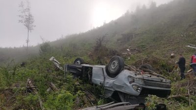 На Львівщині з гірської дороги впало авто, 19-річний водій загинув