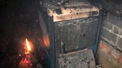 У Міжгір'ї горіла котельня в приватному будинку (ФОТО)