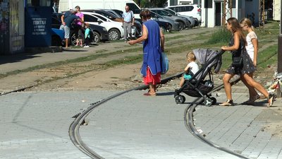 У Миколаєві завершують ремонтні роботи на трамвайному перехресті У Миколаєві завершують ремонтні роботи на трамвайному перехресті