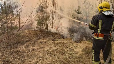 Пожежі, спричинені атакою РФ, завдали понад 2,2 мільйони гривень збитків на Рівненщині