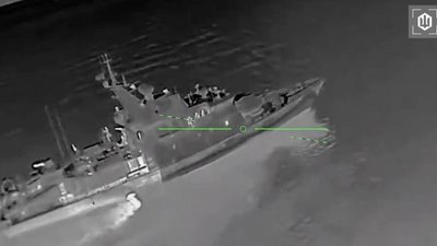 СБС уразили вночі 4 червня у Криму сторожовий корабель, локомотиви і систему навігації