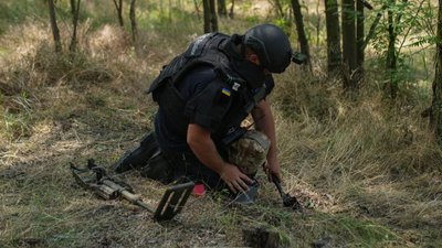 Херсонщина, розмінування, ДСНС, піротехнік