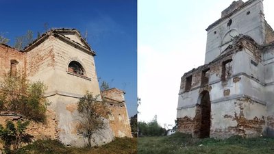 На Тернопільщині волонтери відновлюють костел 18 століття На Тернопільщині волонтери відновлюють костел 18 століття