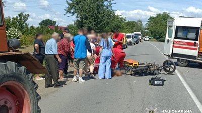 Фото з місця ДТП, яка трапилася 23 липня