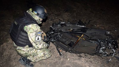 Вибухотехніки поліції знешкодили російський безпілотник, збитий на Вінниччині