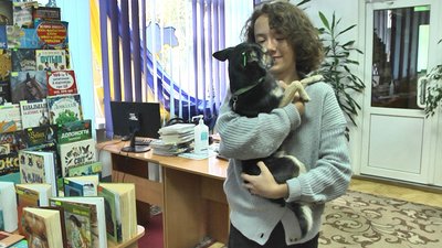 "З Ласкою в серці": в бібліотеці у Луцьку школярі знайомилися з безпритульними тваринами "З Ласкою в серці": в бібліотеці у Луцьку школярі знайомилися з безпритульними тваринами
