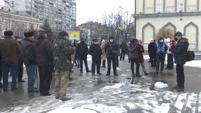 У Дніпрі провели «антитарифний» мітинг