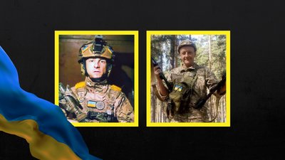 На Чернігівщині попрощалися з двома військовими, що загинули на Запоріжжі