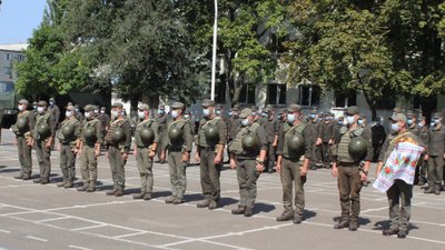 До Одещини з зони проведення ООС повернулися нацгвардійці До Одещини з зони проведення ООС повернулися нацгвардійці