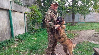 Поліцейський собака Барс: як вівчарка зі Львова допомагає розміновувати Україну
