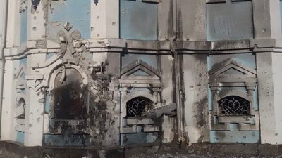 Обстріл П'ятихаток у Харкові: пошкоджено храм цариці Тамари УПЦ МП