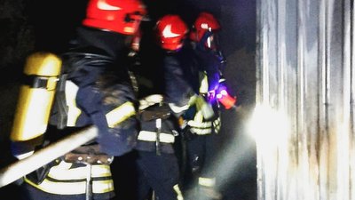 Гасіння пожежі в млині