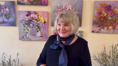 "Березневий вернісаж" – на Житомирщині відкрилася виставка художниці Катерини Лисової