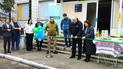 Ощадбанк відкрився у Багатирі. Волноваський район, Донеччина, листопад 2023 р.