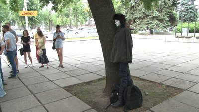 У Дніпрі мітингували представники "Руху опору капітуляції"