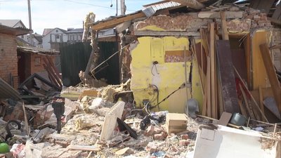 зруйнований будинок хмельничан Королькових