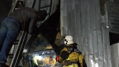 На Тернопільщині горіла зерносушарка