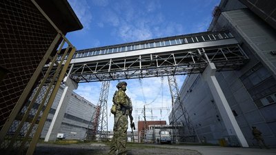 Військовий РФ на окупованій Запорізькій АЕС