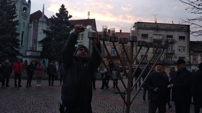 Свято Хануки відзначали в Мукачеві Свято Хануки відзначали в Мукачеві