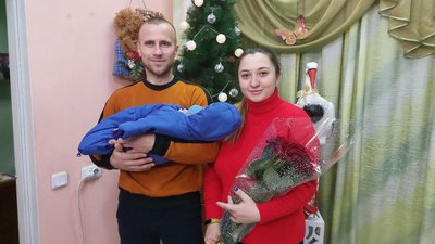Першого хлопчика, народженого у 2023 році в Сумах, виписали додому