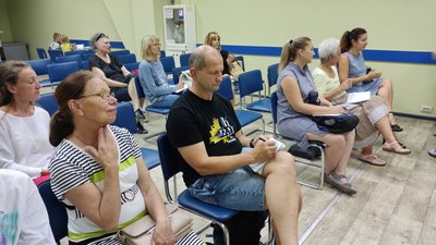 Для переселенців і полтавців влаштували уроки української мови