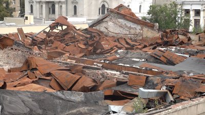 Пожежа у пам'ятці національного значення у Харкові: поліція закрила справу Пожежа у пам'ятці національного значення у Харкові: поліція закрила справу