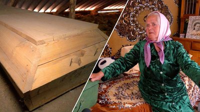 Вінничанка готується до свого похорону