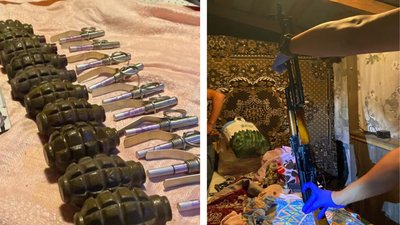 На Черкащині затримали чоловіка, який зберігав удома ручний кулемет та гранати На Черкащині затримали чоловіка, який зберігав удома ручний кулемет та гранати