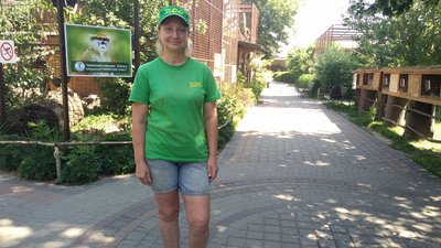 У Луцькому зоопарку працюють переселенки з Донеччини У Луцькому зоопарку працюють переселенки з Донеччини