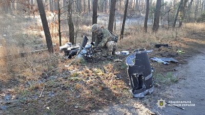 Збитий безпілотник РФ та вибухотехнік на Чернігівщині