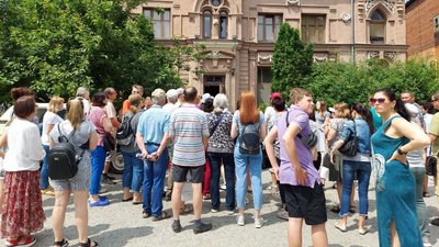 У Дніпрі для переселенців провели екскурсію єврейським кварталом