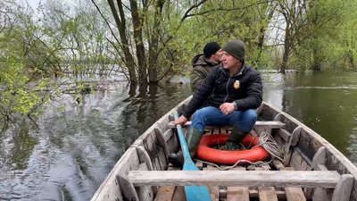 Зник човен: на Чернігівщині не працює переправа через Десну між селами Велике і Мале Устя