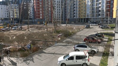 У Львові п'ять днів не можуть прибрати дерево, яке впало на авто У Львові п'ять днів не можуть прибрати дерево, яке впало на авто