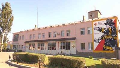 У Миколаєві оновили фасад пожежно-рятувальної частини