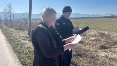 Спалювання сухостою, Руське Поле, Тячівський район, штраф, рятувальники, жінка