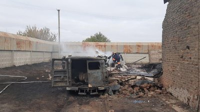 Вибух у Березівському — фото