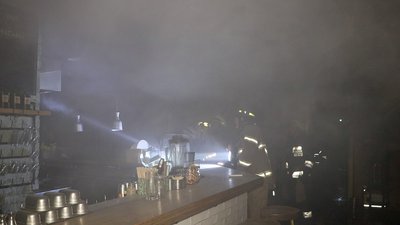 У центрі Дніпра горіло кафе