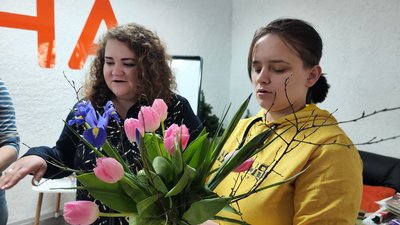 У Луцьку стартували безплатні курси флористики за фінансування ООН У Луцьку стартували безплатні курси флористики за фінансування ООН