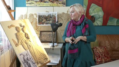 Картини на дотик: Харківському худмузеї Картини на дотик: Харківському худмузеї