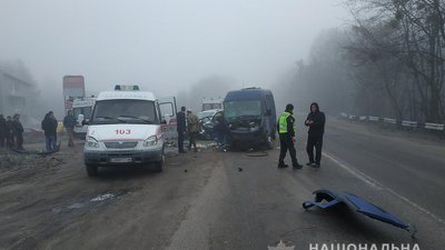 Два водії та два пасажири травмувалися внаслідок аварії поблизу Коростишева