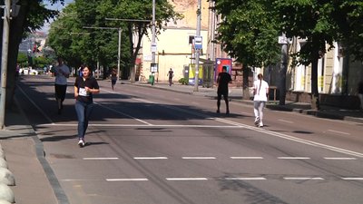 У Житомирі пройшов перший в Україні забіг єдності "Поліція передає естафету"